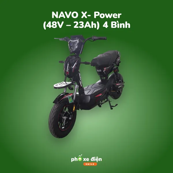 Xe Điện NAVO X- Power (48V – 23Ah) 4 Bình