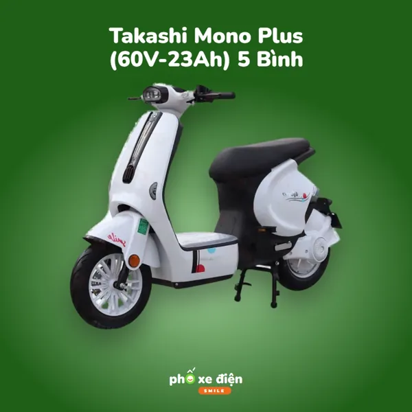 Xe Điện Takashi Mono Plus (60V-23Ah) 5 Bình