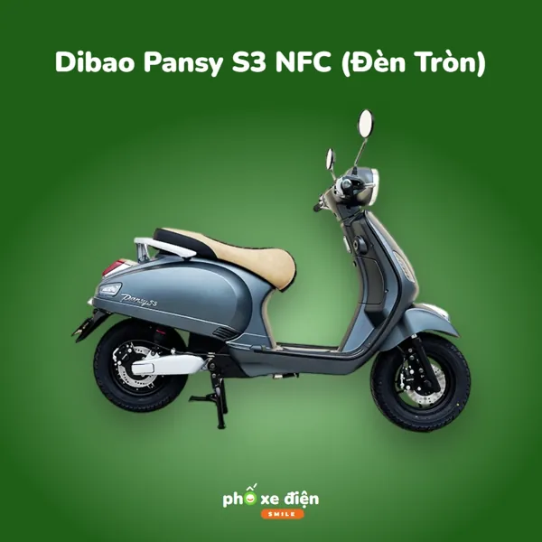 Xe Máy Điện Dibao Pansy S3 NFC (Đèn Tròn)