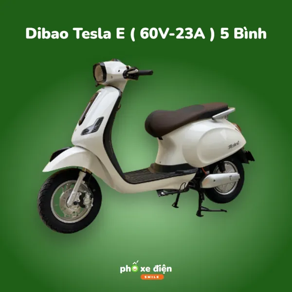 Xe Máy Điện Dibao Tesla E ( 60V-23A ) 5 Bình